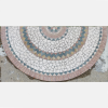 Vendita rosone a mosaico mezzaluna con motivo geometrico - in pronta consegna